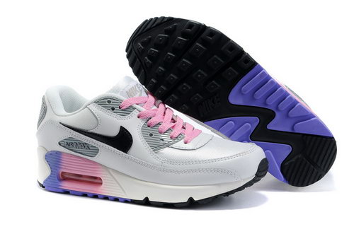Nike Air Max 90 Womenss Shoes Wholesale White Gray Pink Black Japan
